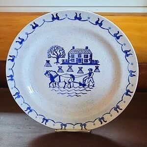 Metlox Poppytrail Provincial Blue Serving Platter